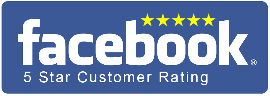 Facebook 5-star customer rating badge